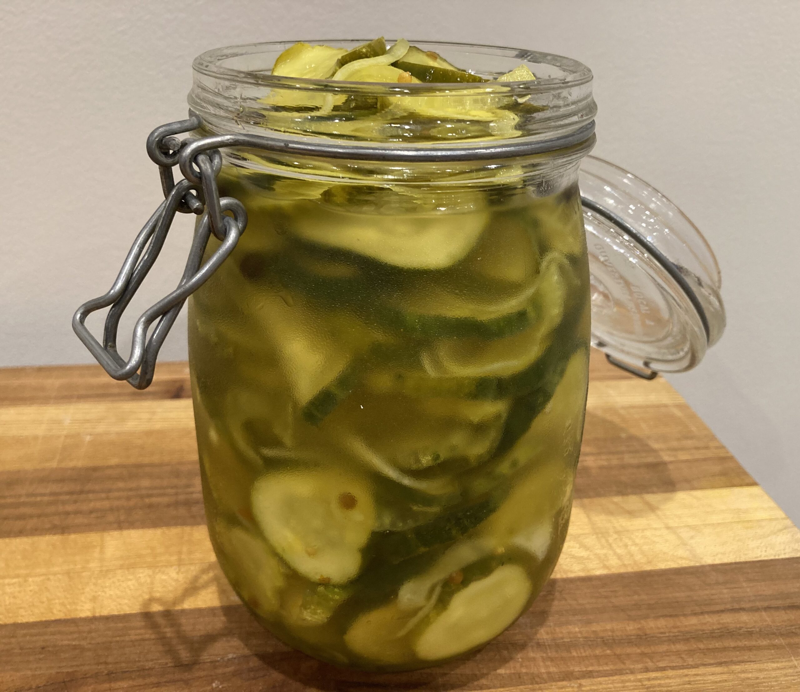 Refrigerator Bread and Butter Pickles