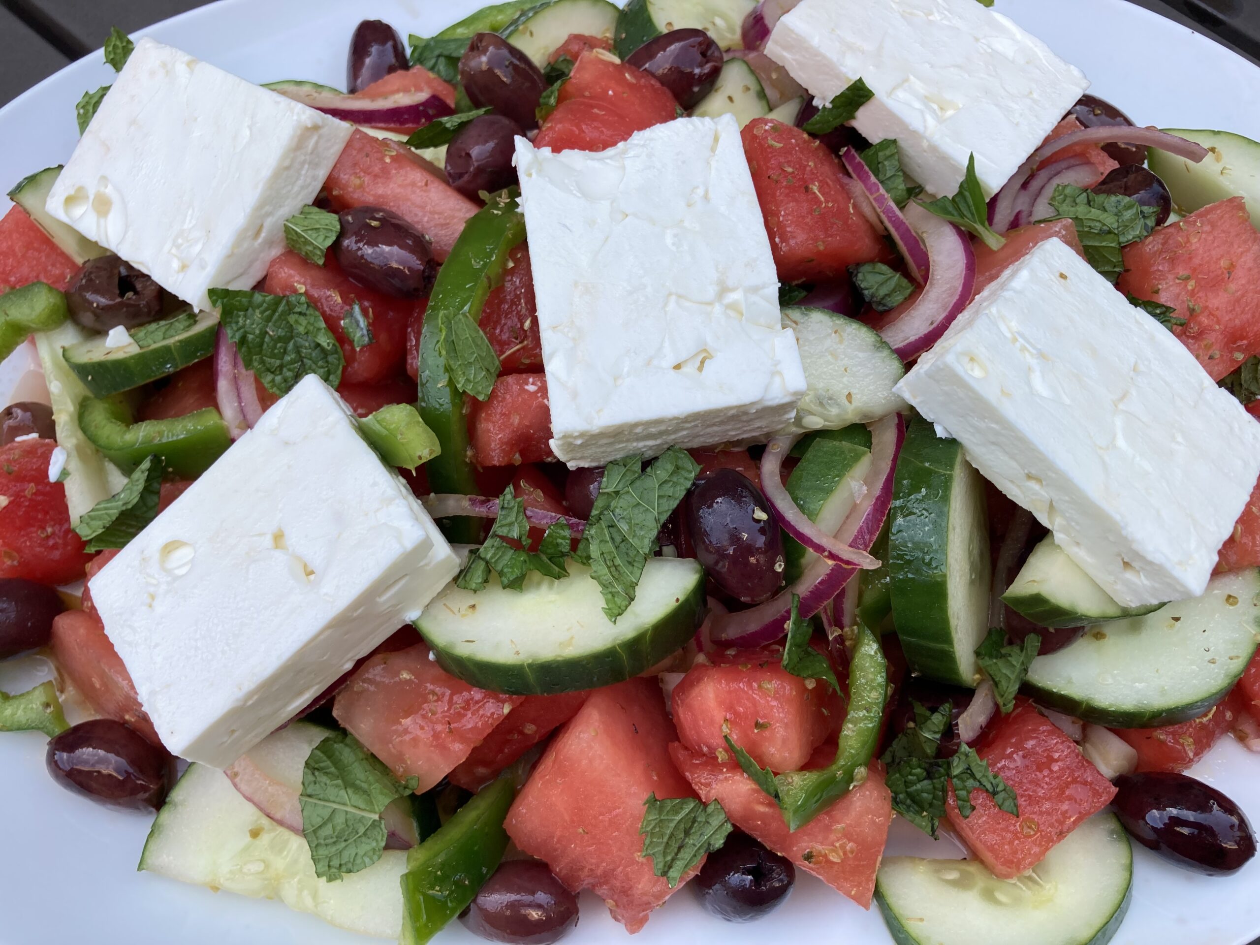 Greek Watermelon Salad