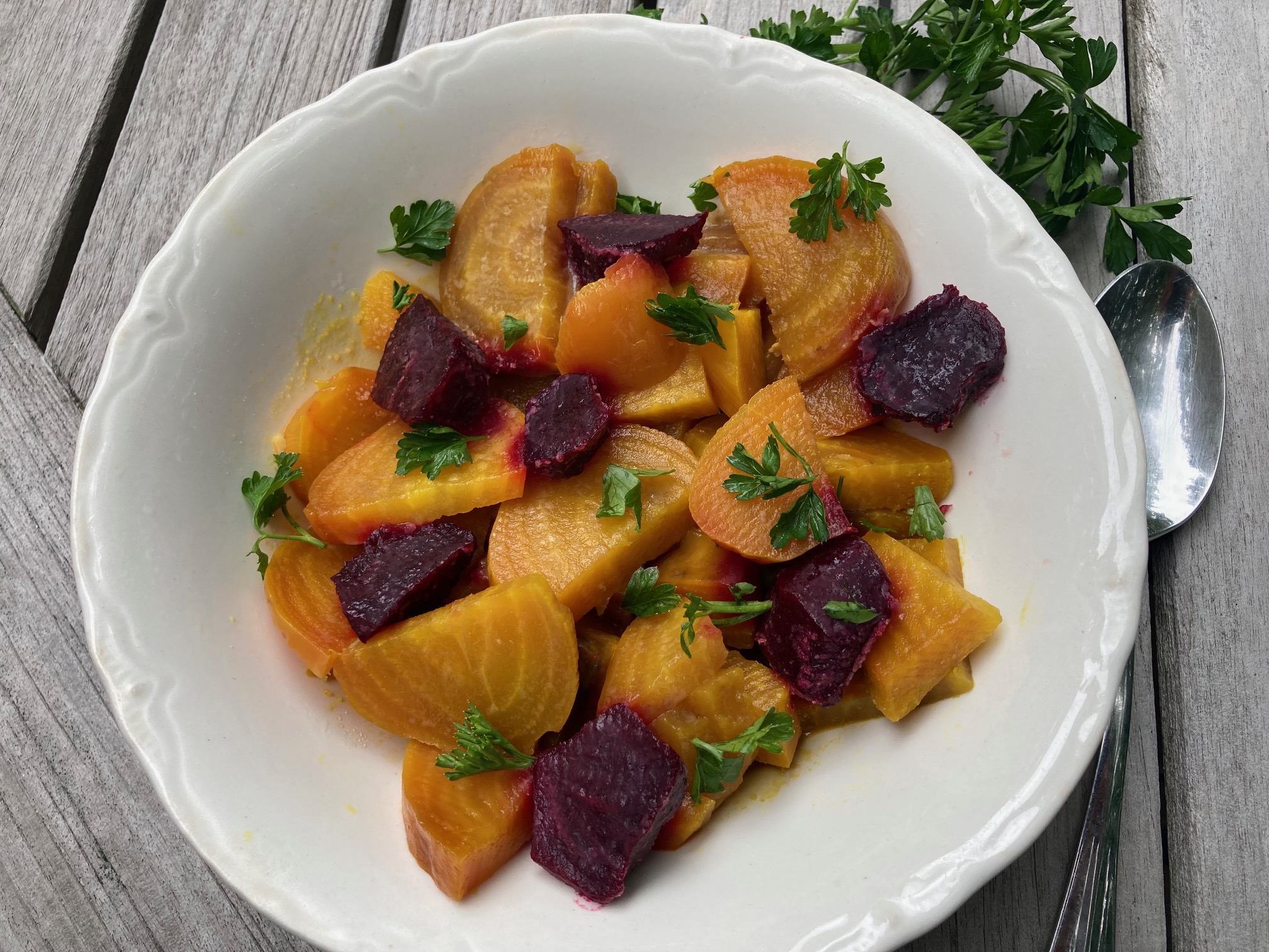 Roasted Beets with Bourbon Glaze