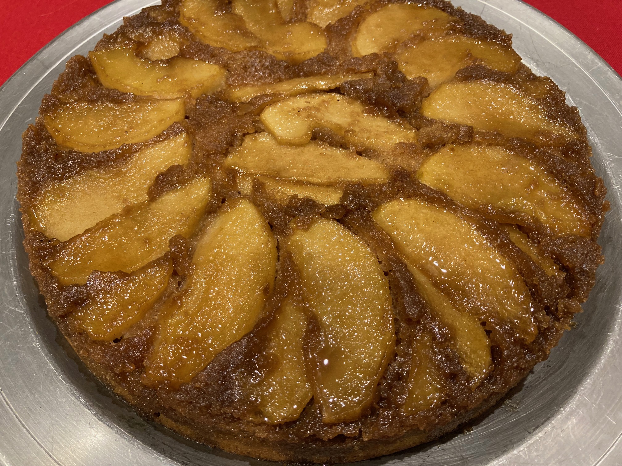 Apple Upside Down Spice Cake