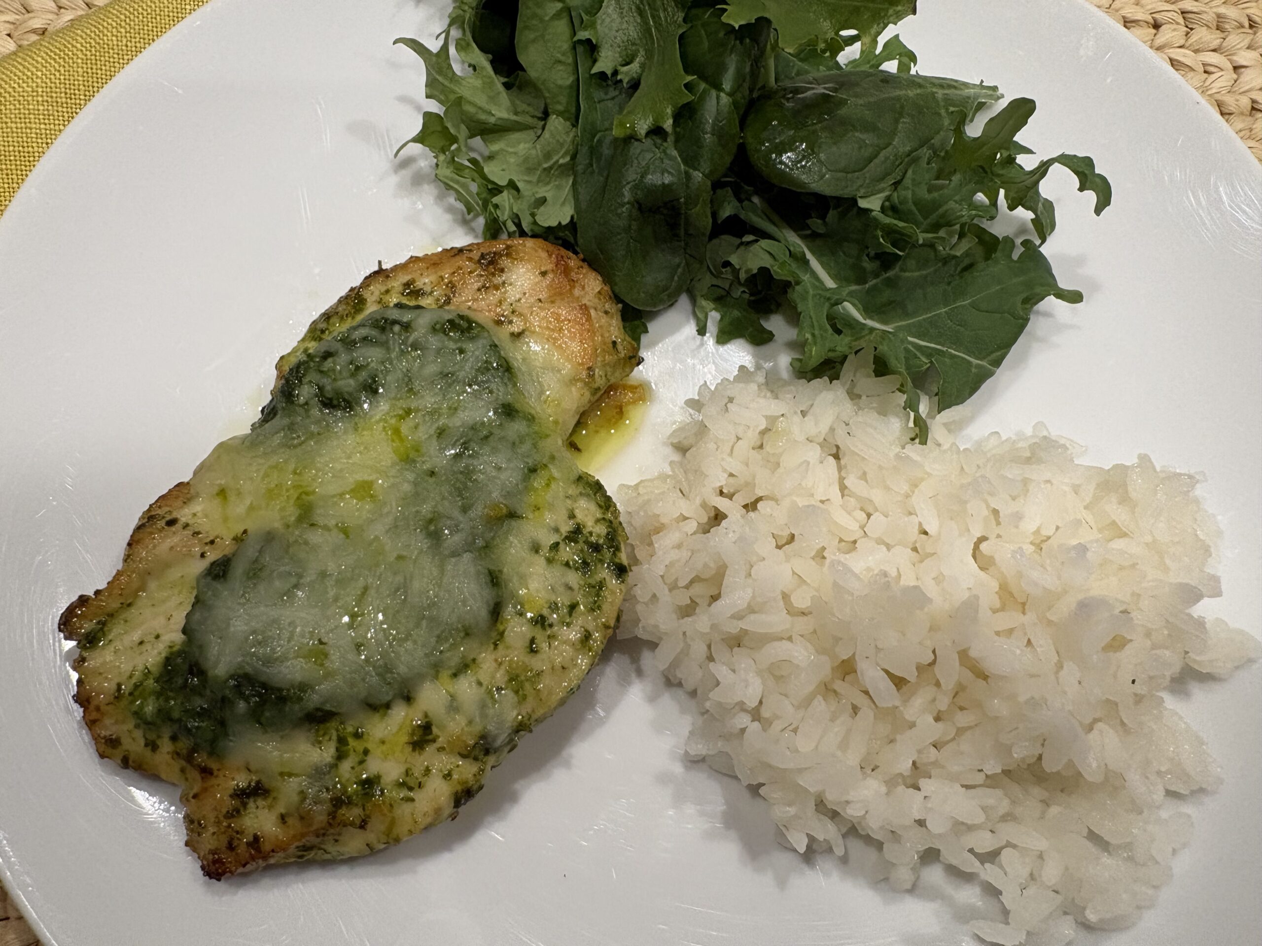 Cheesy Pesto Chicken