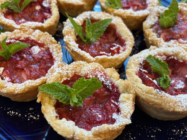 Rhubarb Mini Tarts
