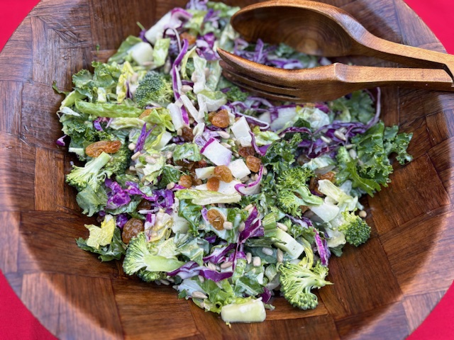 Crunchy Cruciferous Chopped Salad